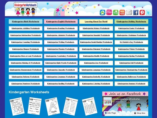 kindergartenworksheets.net